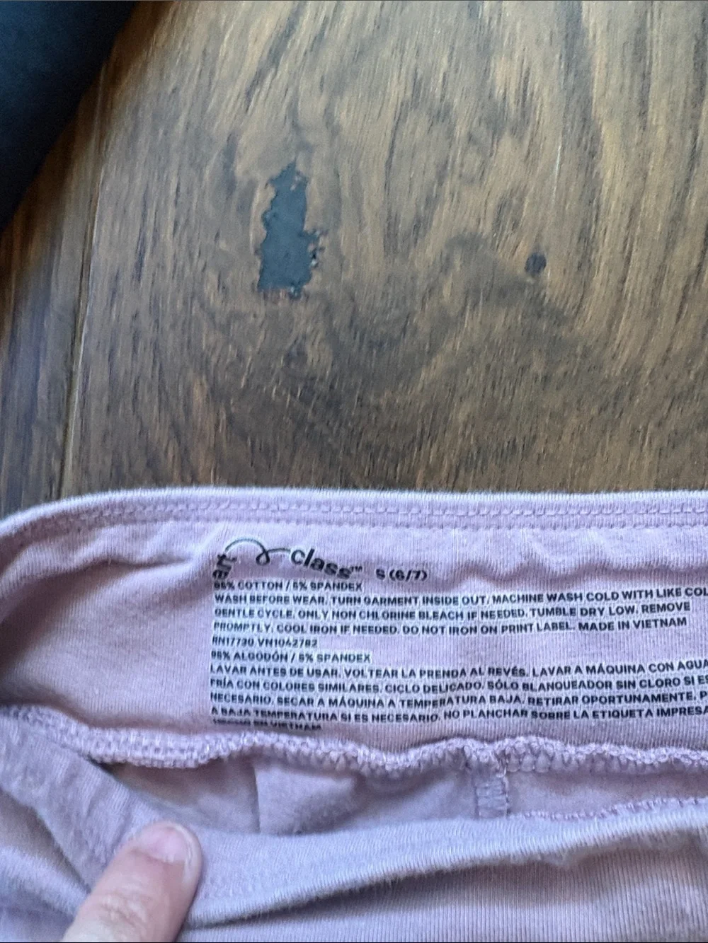 Old Navy Pink Leggings with Light Blue Skirt